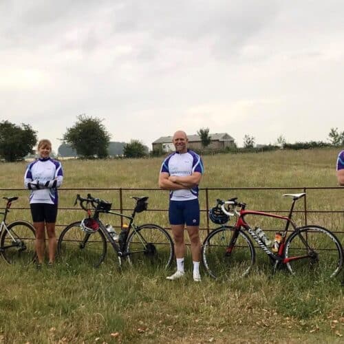 Mike Tindall, Alison Anderson, Will Cook Raid Local Training Ride
