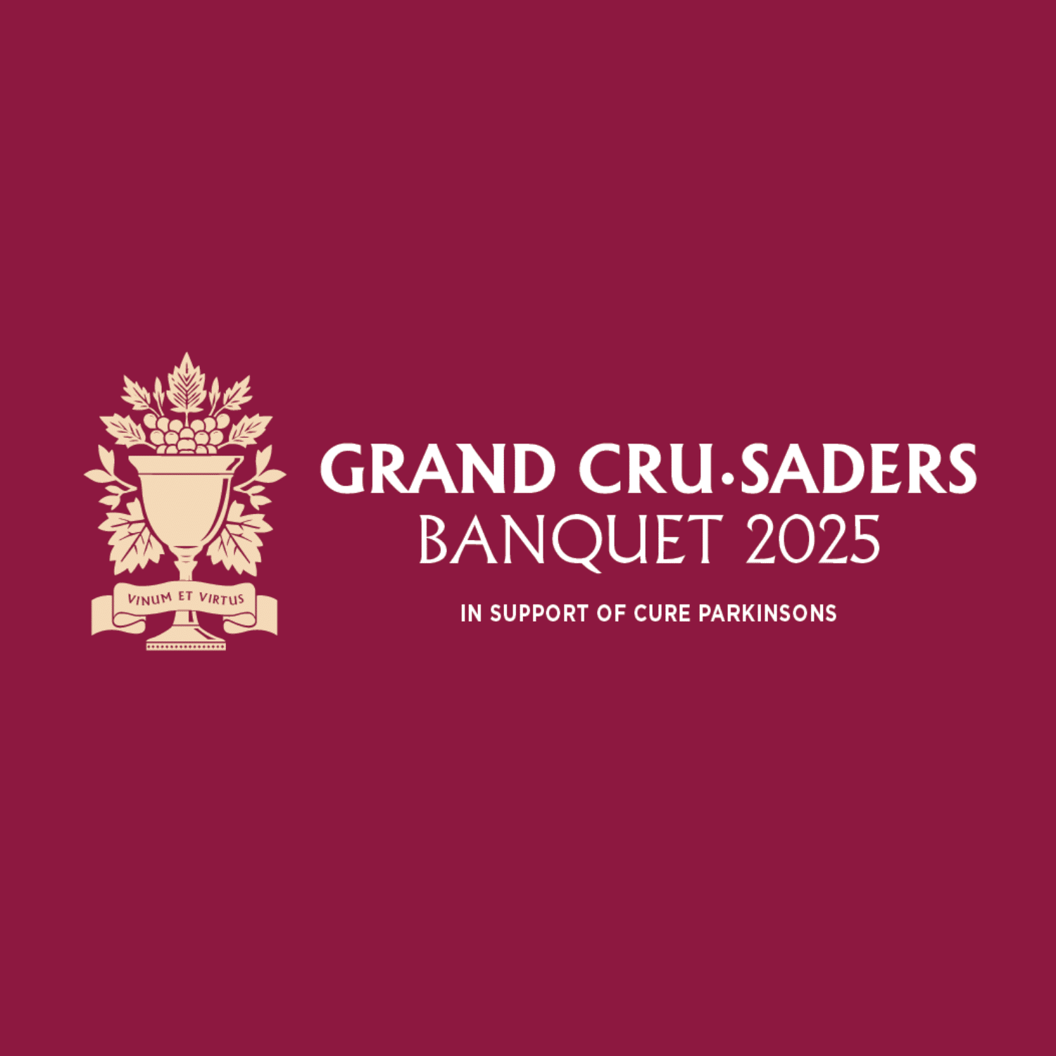 Join the Grand Cru.saders auction and raise funds for Cure Parkinson’s
